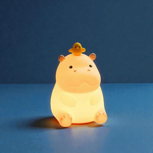 Veilleuse hippopotame